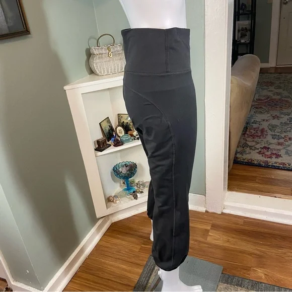 OFFLINE Aerie The Hugger High Waisted Cinch Cuff Pants Grey Leggings Large L - Picture 10 of 12